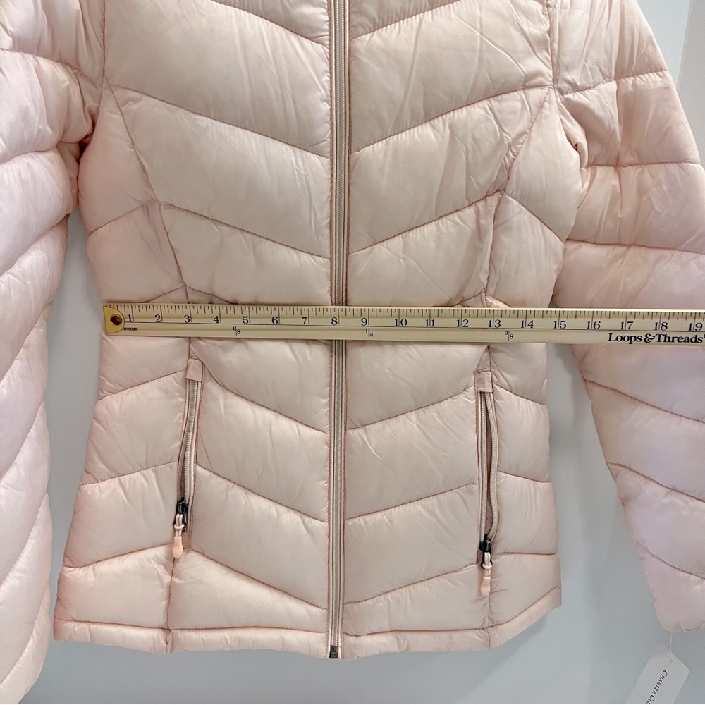 NWT CHARTER CLUB Women's Packable
Hooded Puffer Coat-Soft Pink - Picture 6 of 11